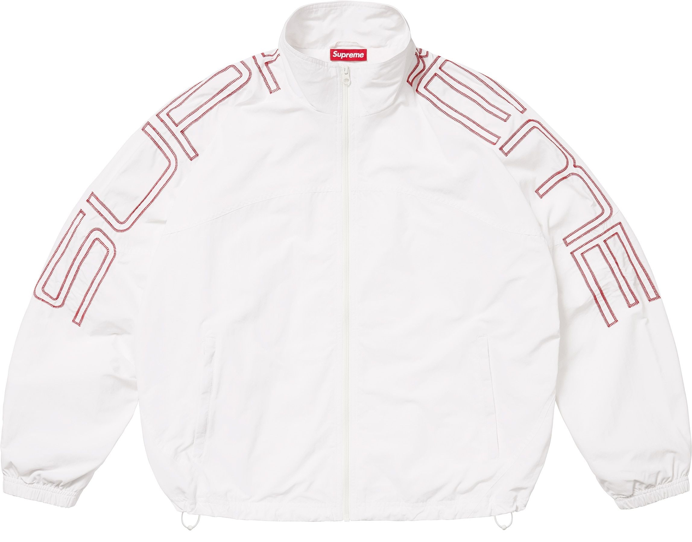Spellout Embroidered Track Jacket view 13